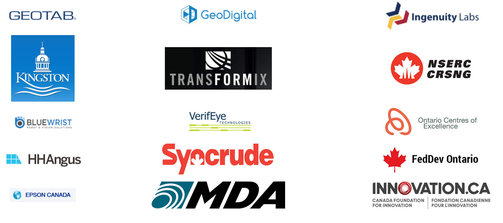 Partner logos placeholder
